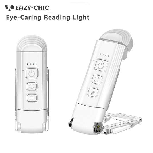 USB Rechargeable Book Light for Reading in Bed, Portable Clip-on LED Reading Light